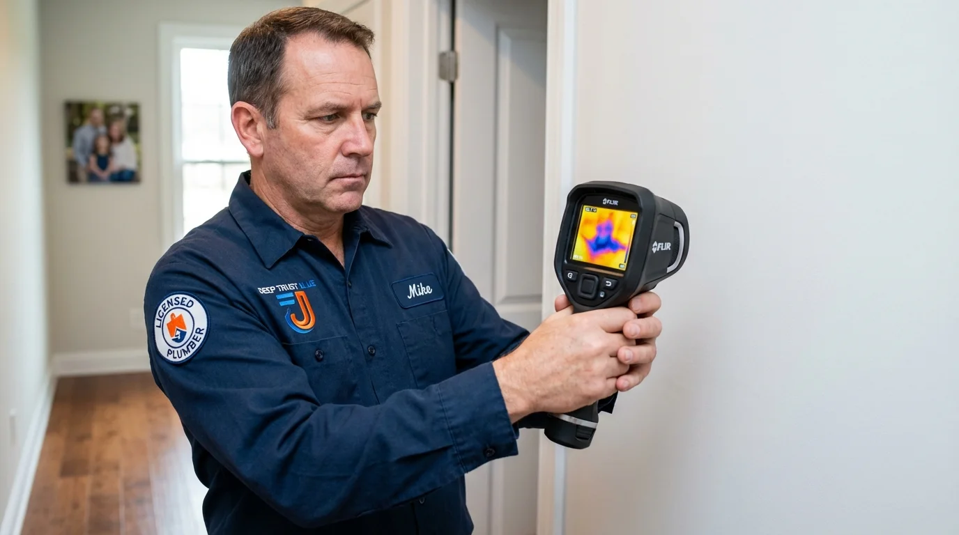 Thermal imaging leak detection by Johns Plumbing LLC in Olympia